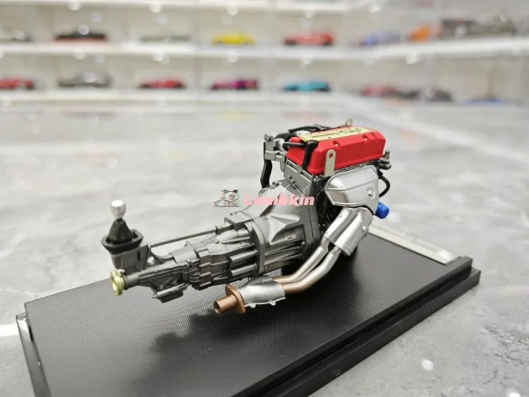 MotorHelix 1:18 For Honda S2000 AP2 Limited Edition Simulation Alloy Car Model  With Engine