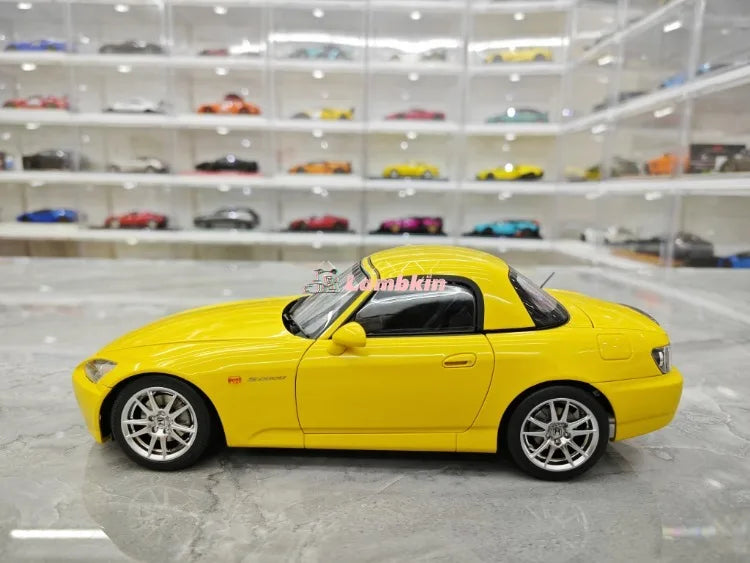 MotorHelix 1:18 For Honda S2000 AP2 Limited Edition Simulation Alloy Car Model  With Engine