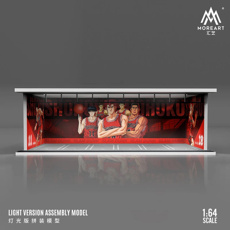 JDM 1:64 DISPLAY GARAGE CASE FOR CAR MODELS WITH LED LIGHT