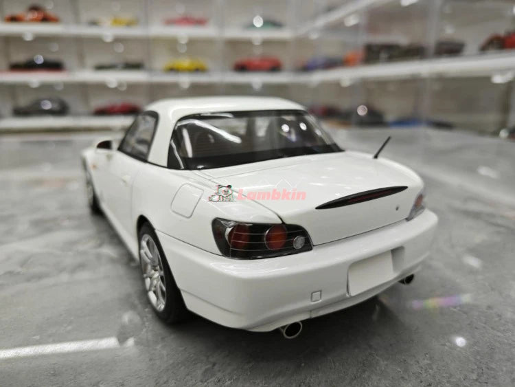 MotorHelix 1:18 For Honda S2000 AP2 Limited Edition Simulation Alloy Car Model  With Engine