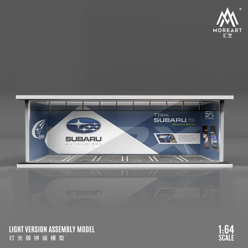 JDM 1:64 DISPLAY GARAGE CASE FOR CAR MODELS WITH LED LIGHT