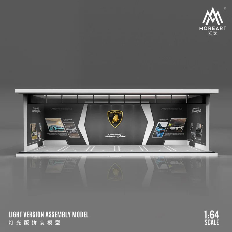 JDM 1:64 DISPLAY GARAGE CASE FOR CAR MODELS WITH LED LIGHT