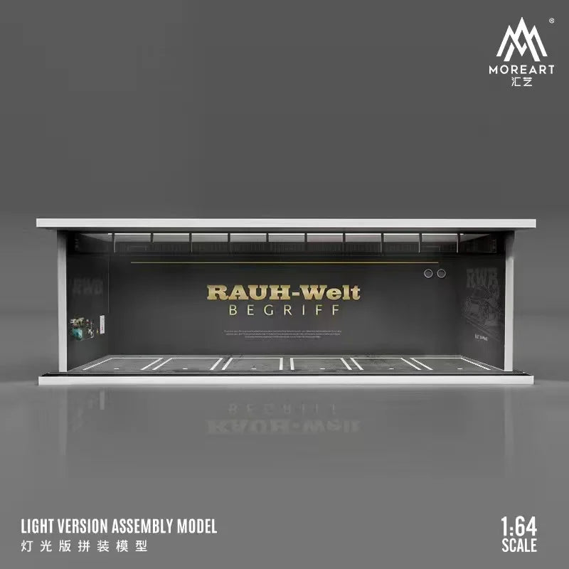 JDM 1:64 DISPLAY GARAGE CASE FOR CAR MODELS WITH LED LIGHT