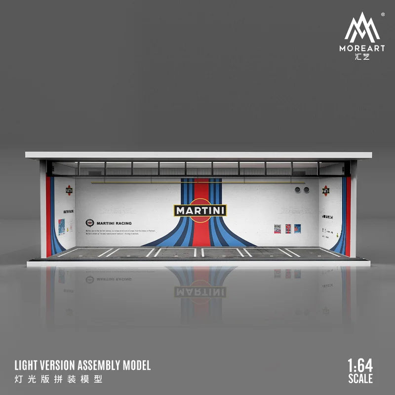 JDM 1:64 DISPLAY GARAGE CASE FOR CAR MODELS WITH LED LIGHT