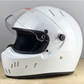 WHITE FULL FACE HELMET DOT/ECE CERTIFIED. TRACK AND STREET