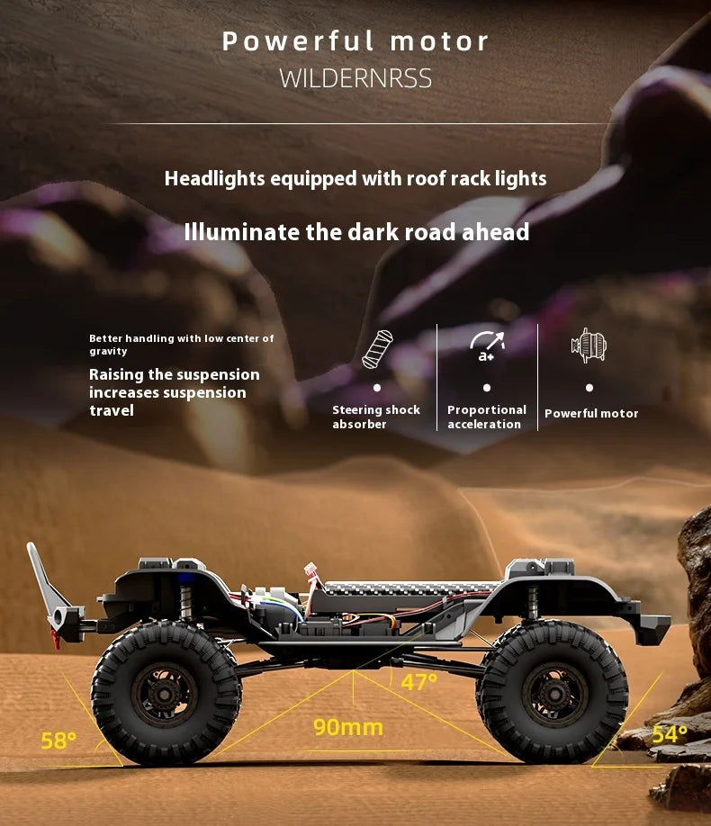 1:10 SCALE 4X4 RC CAR PROFESSIONAL HOBBY RC ROCK CRAWLER