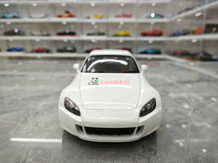 MotorHelix 1:18 For Honda S2000 AP2 Limited Edition Simulation Alloy Car Model  With Engine
