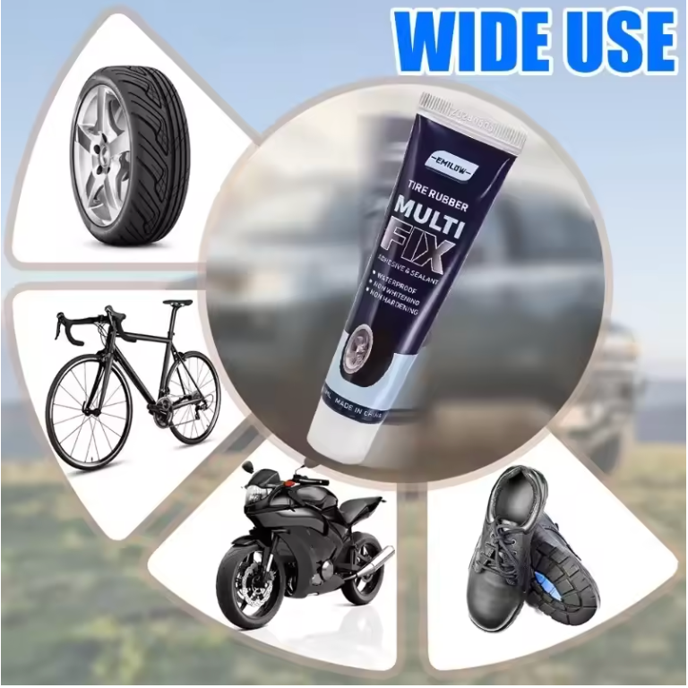 Side Wall Tyre Repair. Tyre In A Tube.
