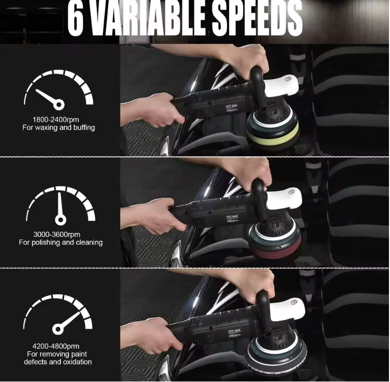 Professional Car Detailing Random Orbital Polisher Kit
