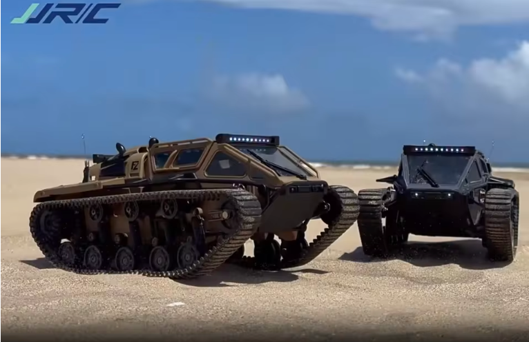 Tracked Offroad RC Tank. All Terrain