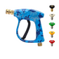 Pressure Washer Shortie Gun With 5 Spray tips