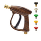 Pressure Washer Shortie Gun With 5 Spray tips
