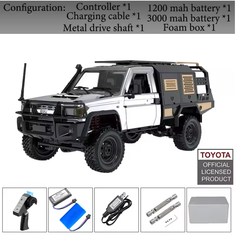 LC79 Landcruiser RC Car With Fully Function Canopy and Lights