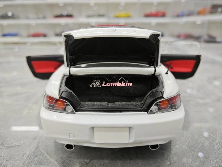 MotorHelix 1:18 For Honda S2000 AP2 Limited Edition Simulation Alloy Car Model  With Engine