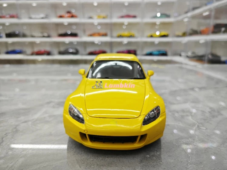MotorHelix 1:18 For Honda S2000 AP2 Limited Edition Simulation Alloy Car Model  With Engine