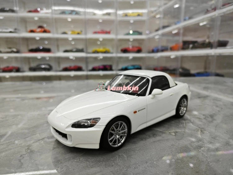 MotorHelix 1:18 For Honda S2000 AP2 Limited Edition Simulation Alloy Car Model  With Engine