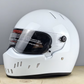 WHITE FULL FACE HELMET DOT/ECE CERTIFIED. TRACK AND STREET