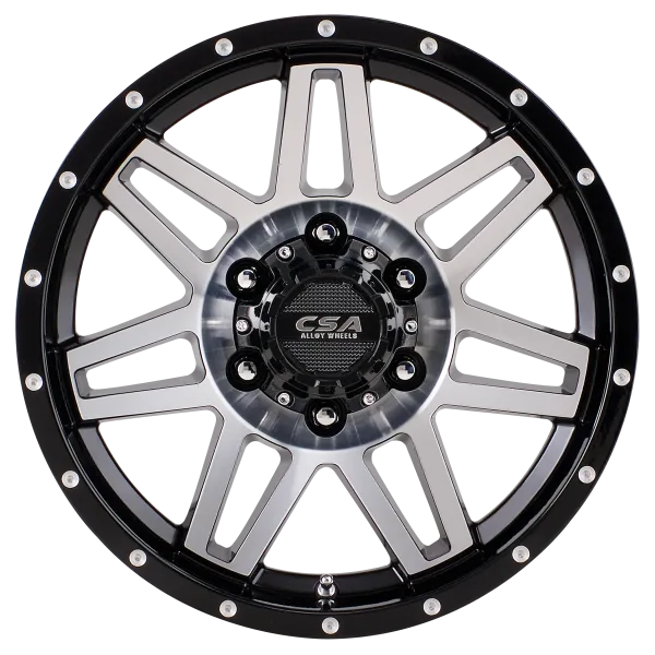 CSA RENEGADE Offroad Wheels Satin Black, Gloss Black Machined Face